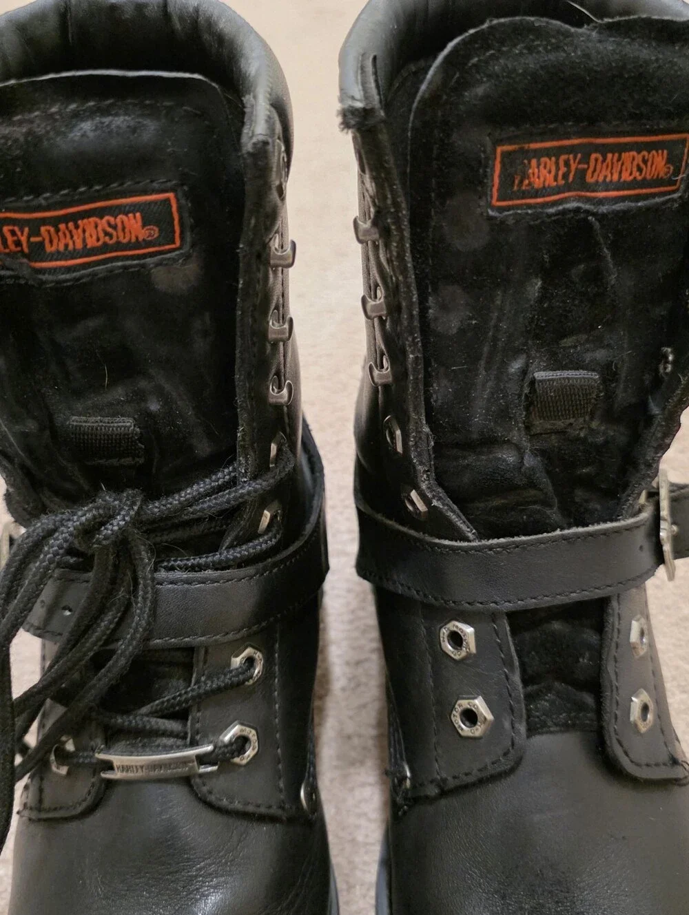 Harley Davidson Faded Glory Boots Size 8
